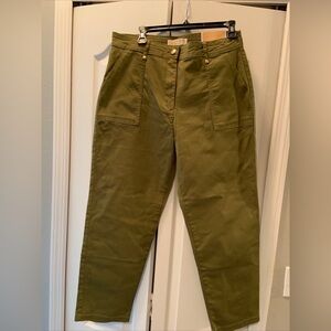 Michael kors ladies high rise straight ankle pants